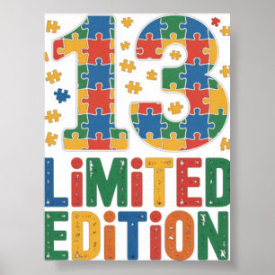 Verjaardag 13 Jaar Oudisme Bewustzijn Poster