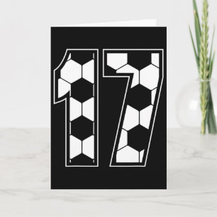 Verjaardag 17 Jaar Voetbal Kaart