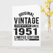  verjaardag 1951 kaart (Gele Bloem)