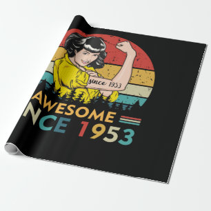 verjaardag 1953 cadeaupapier