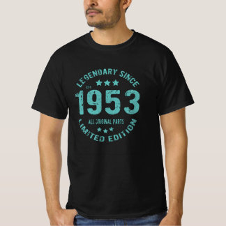 verjaardag 1953 t-shirt