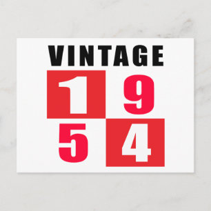 verjaardag 1954 briefkaart