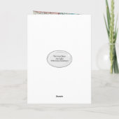 Verjaardag 1955 Chevy auto op Road Map Kaart (Achterkant)