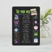 Verjaardag 1962 Uitnodiging (Staand voorkant)