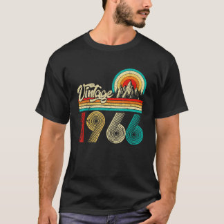 Verjaardag 1966 60ste Cadeau 60 Jaar Oude Mannen V T-shirt