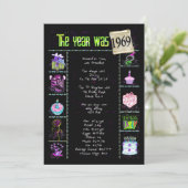 Verjaardag 1969 Uitnodiging (Staand voorkant)