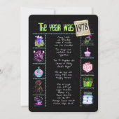 Verjaardag 1978 Uitnodiging (Voorkant)