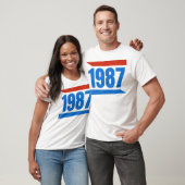 Verjaardag 1987 T-shirt Retro Style (Unisex)