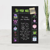 Verjaardag 1994 Leuke Trivia Feiten Kaart (Voorkant)