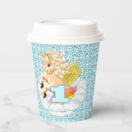 Verjaardag 1 Eenhoorn Paper Cup Papieren Bekers