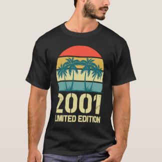 verjaardag 2001 voor mannen 2001 t-shirt