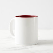 Verjaardag 41 tweekleurige koffiemok (Voorkant links)