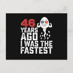 Verjaardag 46 jaar geleden was ik de snelste briefkaart