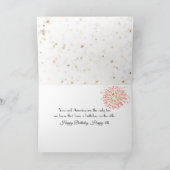 Verjaardag 4 juli Golden Retriever Kaart (Binnen)