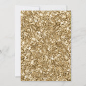 Verjaardag 65ste huwelijksverjaardag - Zwart Goud Kaart (Achterkant)