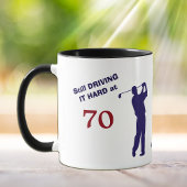 Verjaardag 70 Golfer Mok