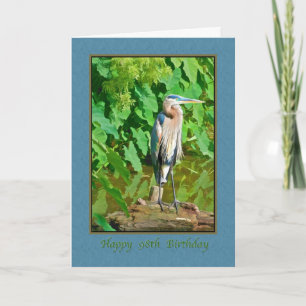Verjaardag, 98ste, Grote Blauwe Reiger Kaart