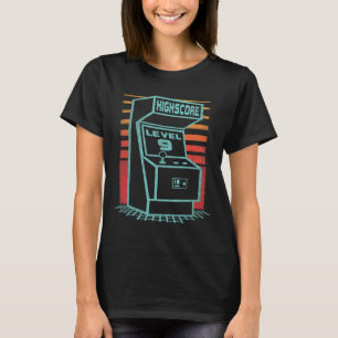 Verjaardag 9 Jaar Oude Retro Gamer Level Up Unlock T-shirt