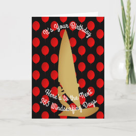 Verjaardag aan de Volgende 365 Dagen Windsurfing Kaart