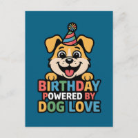 Verjaardag Aangedreven door Hond Love Design
