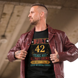 Verjaardag aangepaste jaren alle originele onderde t-shirt