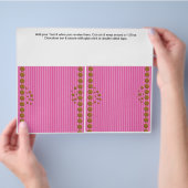 Verjaardag aangepaste snoepbar omhulsels feest gun flyer (Hand)