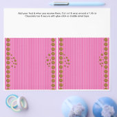 Verjaardag aangepaste snoepbar omhulsels feest gun flyer (Enkel)