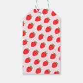 Verjaardag Aardbei Kinderen Bedankt Cadeaulabel (Achterkant)