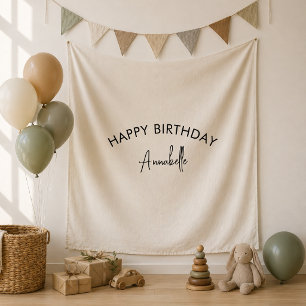 Verjaardag Achtergrond Banner Tapijt Feest Decor Wandkleed