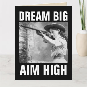 VERJAARDAG ANNIE OAKLEY WENSKAART KAART