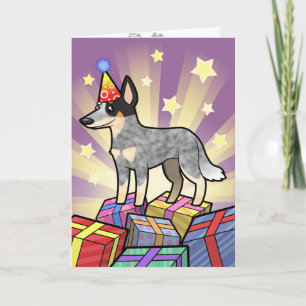 Verjaardag Australian Cattle Dog / Kelpie Kaart