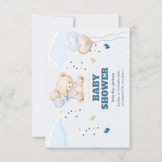 VERJAARDAG BABYSHOWER PERSONALISEER BEDANKKAART