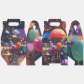 Verjaardag Ballon Gift Box Beschrijving: Bedankdoosjes (Ongevouwen)