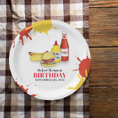 Verjaardag Barbeque Party Picknick Cookout Papieren Bordje