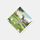 Verjaardag Bash op het groen Servet (Hoek)