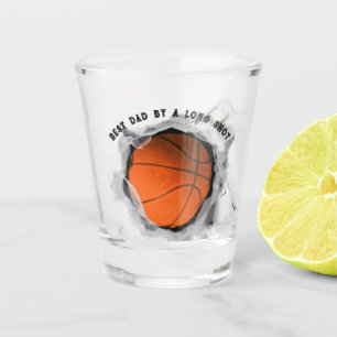 Verjaardag basketbal vader shot glas
