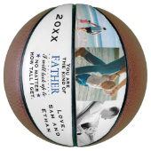 Verjaardag basketbal van vader of vaderdag (Verticaal)