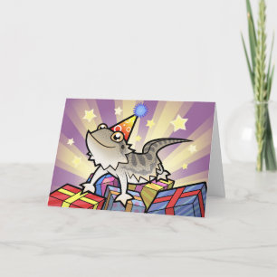 Verjaardag Bearded Dragon / Rankin Dragon Kaart