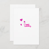 Verjaardag! Bedankkaart (Voorkant / Achterkant)