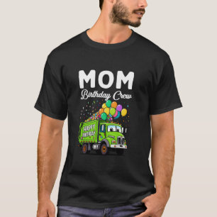 Verjaardag Bemanning Jongens Vuilniswagen Bday Fam T-shirt