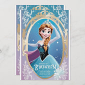 verjaardag bevroren  kaart (Voorkant / Achterkant)