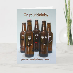 Verjaardag Bier Humor Ouder Worden Kaart