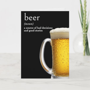 Verjaardag Biermok Kaart