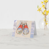  verjaardag | Bird Hunter Dog Binocles Kaart (Gele Bloem)