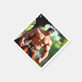 Verjaardag Bodybuilder Servet (Hoek)