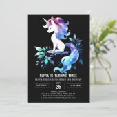 Verjaardag Boho Horse Kaart (Staand voorkant)