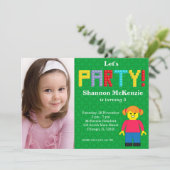 verjaardag bouwstenen kaart (Staand voorkant)