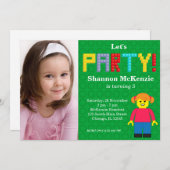 verjaardag bouwstenen kaart (Voorkant / Achterkant)