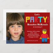 verjaardag bouwstenen kaart (Voorkant / Achterkant)