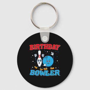 Verjaardag Bowler - Jongens Verjaardag Grappige Ki Sleutelhanger